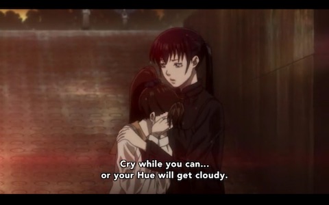 "Cry while you can...or your Hue will get cloudy."
