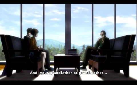 "And, your grandfather or grandmother..."
