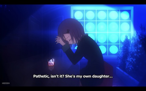 Kaname Junko: "Pathetic, isn't it? She's my own daughter..."
