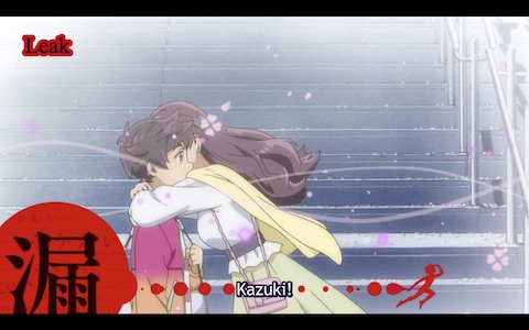 (Kazuki meets his biological mother on the street by chance.)