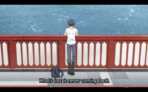 Toi, thinking: "What's lost is never coming back."