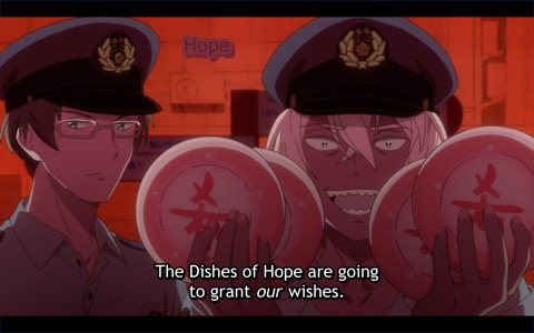 Leo, gleefully: "The Dishes of Hope are going to grant OUR wishes."