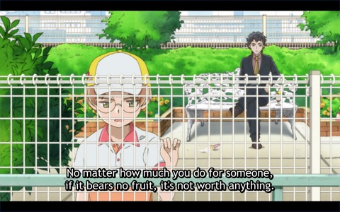 Enta: "No matter how much you do for someone, if it bears no fruit, it's not worth anything."